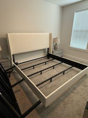 King size bed frame assembly