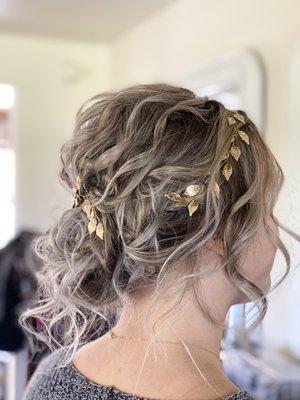 On site bridal hair and makeup. We are here to make your day stress free and beautiful.