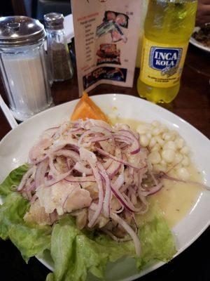 Ceviche de pescado on point!