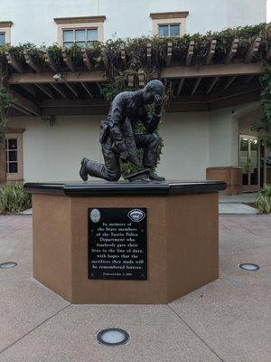 Statue out front