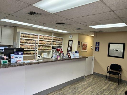 Lobby of Torrance Family Dentistry