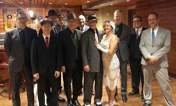 Picture with the band, Big Bad Voodoo Daddy