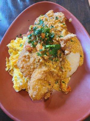 Catfish and grits