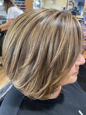 Color and cut by Rachel at Sassy Hair Salon on Siesta Key