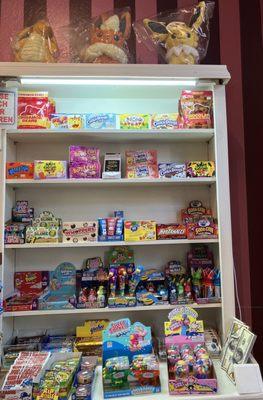 Display of some candies.