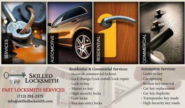 24/7 locksmith services