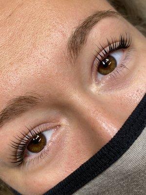 Lash lift and tint