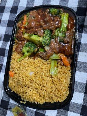 Beef & Broccoli Beef spicy