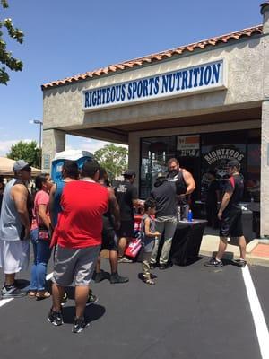 Special Guests! World's Strongman Competitor Robert Oberst meeting fans and signing autographs!