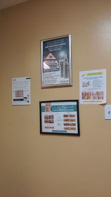 Promotions in the patient room