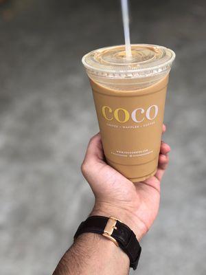 Coco Addiction with oat milk instead of heavy cream