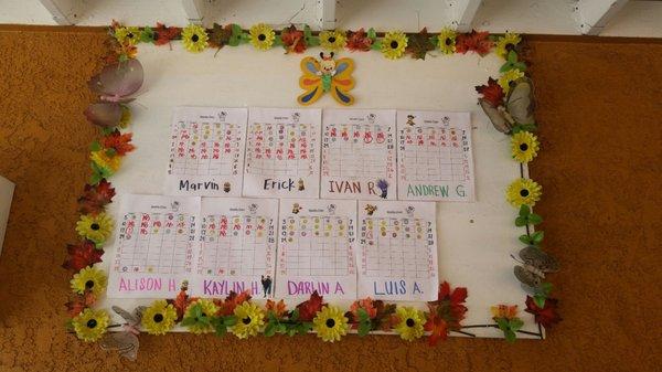 Behavior charts help you monitor your child's progress