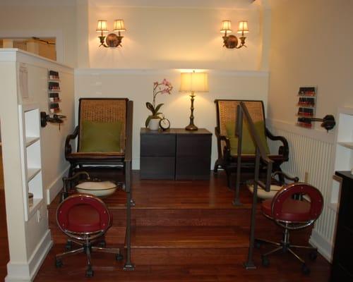 Couples Pedicure Station..Great for friends or a date