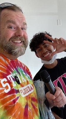 Jammin with Brian on the JBL Partybox at T-Mobile in Stuart