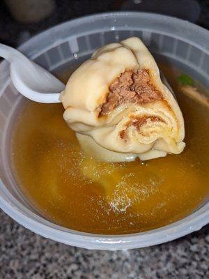 Delicious and Tasty Wonton Soup.