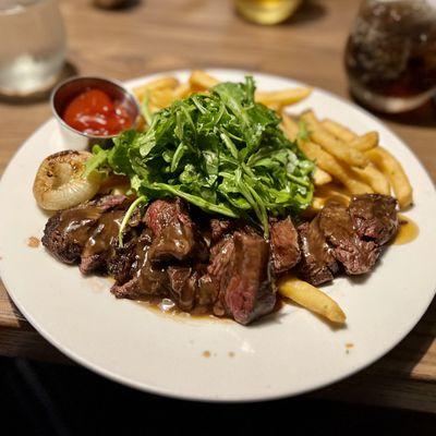 Hangar Steak with Fries