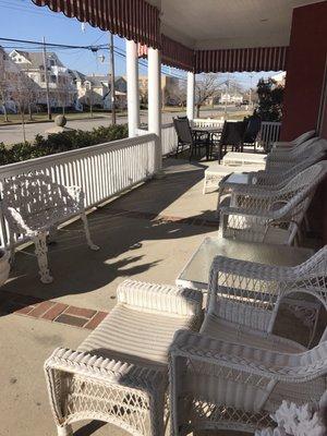 Outside sitting area