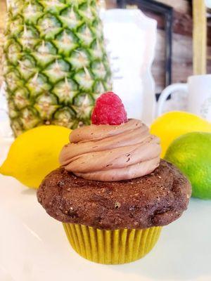 Raspberry Chipotle Cupcake!