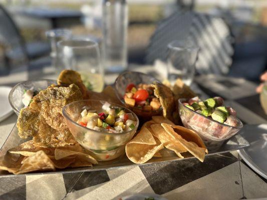 Ceviche Sampler