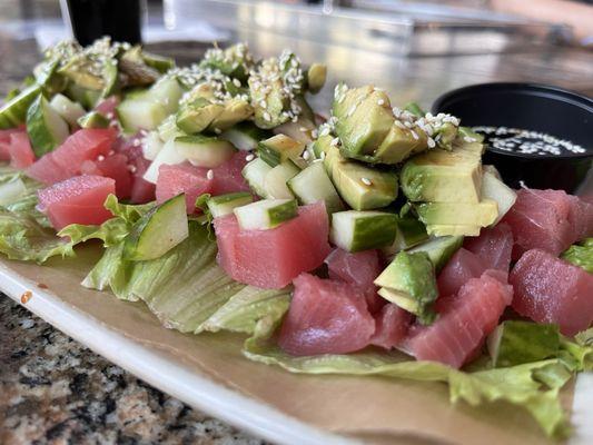 Tuna poke boats