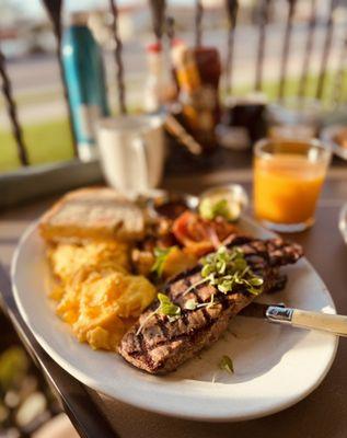 Brunch Steak and Egg