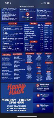 Digital Menu