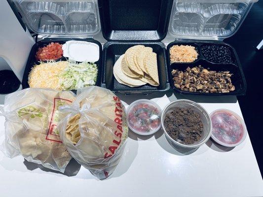 Home delivered Family Fiesta Pack