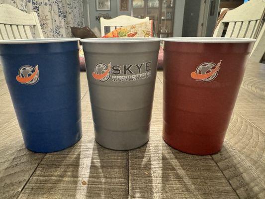 Custom drinkware