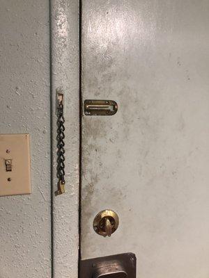 The filthy door. No words. The CDC would be shut it down looking at this.