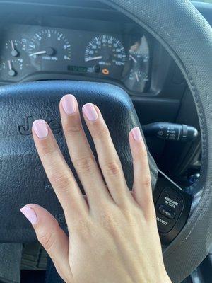 Shellac manicure $37