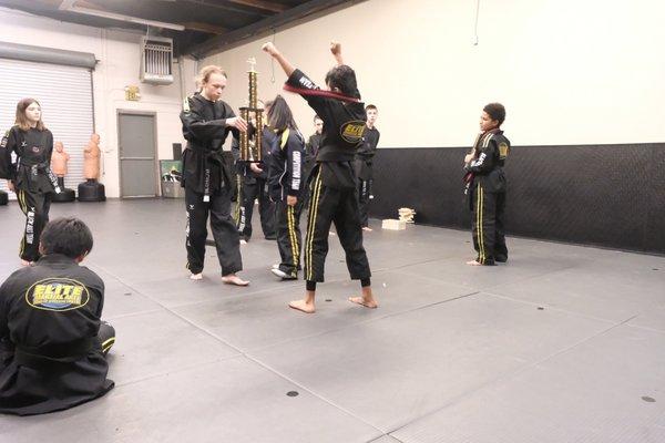 Passing the black belt test