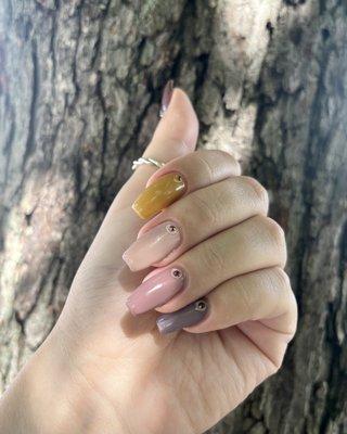 Gel tips perfect for fall!