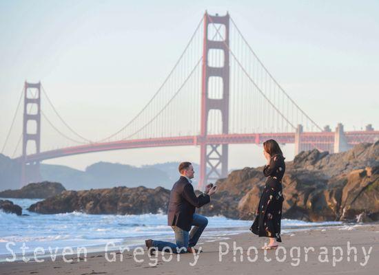 Proposal Photography San Francisco Baker Beach