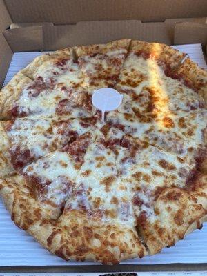 Large cheese pizza