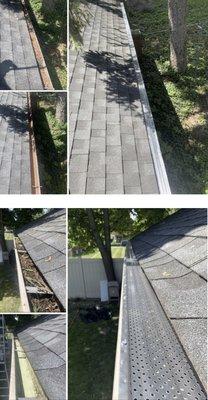 Before/After Gutter Guards