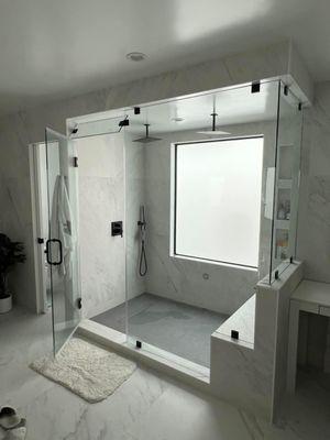 frameless shower door