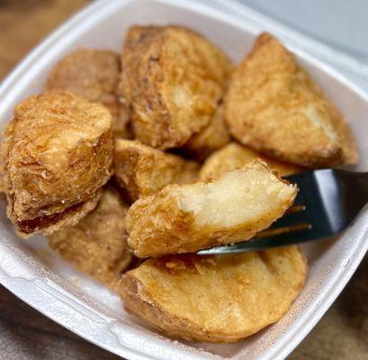 Jo-Jo Potatoes - potato chunks with a crispy fried coating