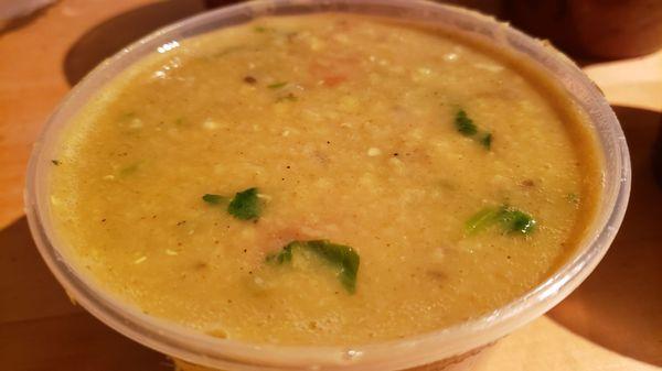 Dal ($12). Slightly watery and not super flavorful, but not offensive either.