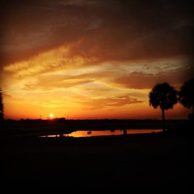 Sunrise at eagle lakes golf club