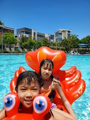 Melanie & Melissa (sisters 8 & 10 years) enjoying their playtime...