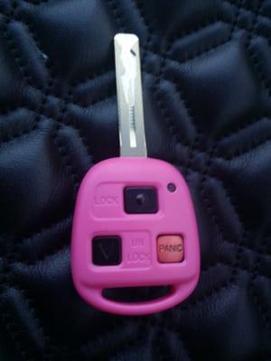 My new car key. Mark did a great job. :)