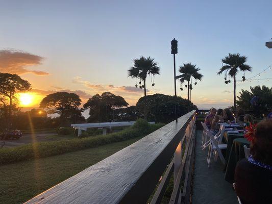 Sunset on the lanai