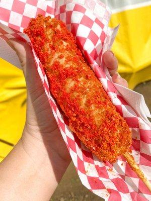 Hot Cheetos corn dog - 7.5/10