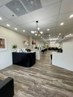 Front desk/reception area upon walk-in