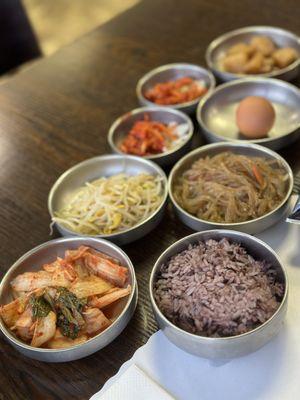 Assortment of banchan