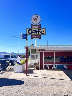 Great vintage sign at El Bambi.