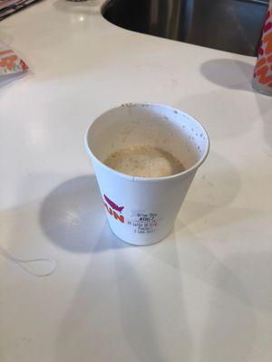 went to the one on Golden mile highway and this is how my latte came in