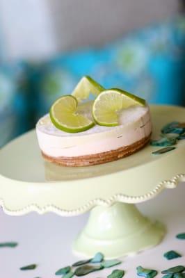 Raw Cashew Key Lime Cheesecake