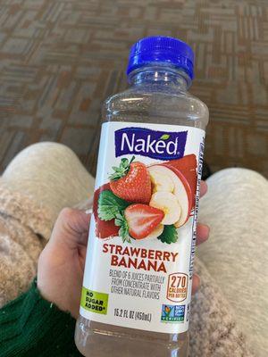 Strawberry banana naked drink