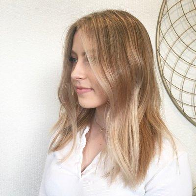 Balayage an razor cut by Tahira